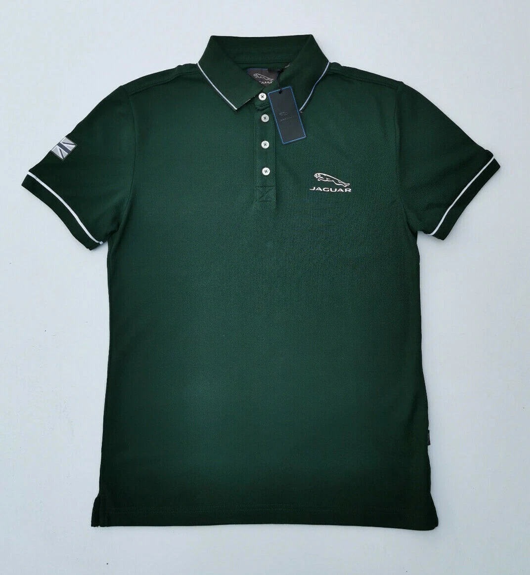 Genuine Jaguar Mens Core Polo Shirt British Racing Green 50JMPOLOCREGR
Opens in a new window or tab