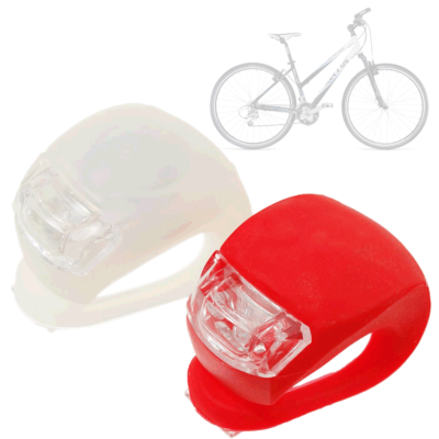 20 Cinturini Elastici In Silicone Per Luci Bicicletta - Kit Multiforo Con Ganci A S, Antiscivolo E Impermeabile