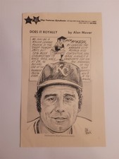 Jack McKeon 1973 Royals Alan Maver Estate KFS Proof Print RARE! 