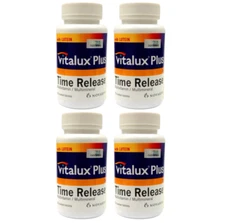 4 X Vitalux Plus Time Release Multivitamin & Minerals Optimal Eye Health (30's)