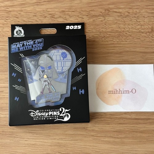 Japan Tokyo Disney Store Star Wars Luke Darth Vader Pin Badge May the 4th 2025