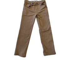 Cat And Jack Boys S 12 Denim Pants Tan straight leg stretch durable ADJ waist