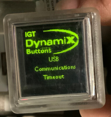 IGT CLEAR EDGE LID DYNAMIC BUTTON REPLACEMENT