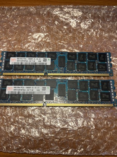lot of 2  8GB Hynix 2Rx4 PC3L-10600R HMT31GR7BFR4A-H9