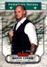 2019 Topps WWE Raw Wrestling Hometown Heroes #HH-3 Baron Corbin
