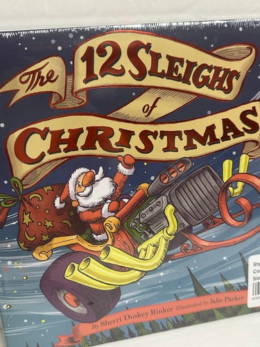 The 12 Sleighs of Christmas Picture Book Hardback For Kids Toddlers SEALED NWT - Picture 6 of 8