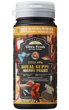 	Ultra Fresh Royal Guppy Mignon Pellet All Natural Guppy Food Sword Prawns Spi	