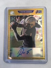 Signed 2021 Leaf Pro Set Rookie D’wayne Eskridge 1/1 Autographed Seahawks Dee