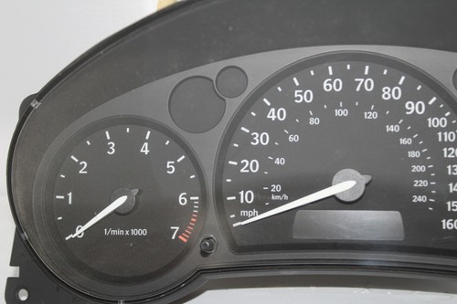 Speedometer Instrument Cluster Dash Panel Gauges 03 04 Saab 9-3 70,358 miles - Picture 2 of 6