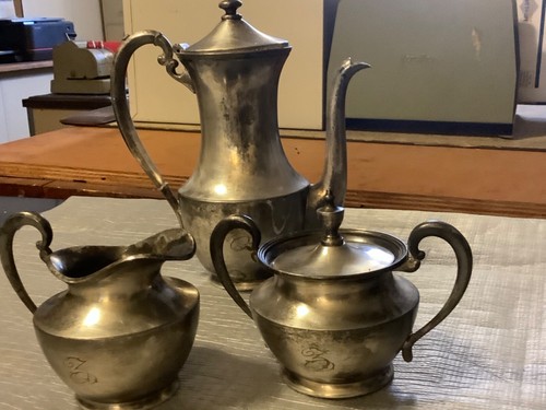 International Silver Co. Silver Plate Tea Service Set - Picture 3 of 15