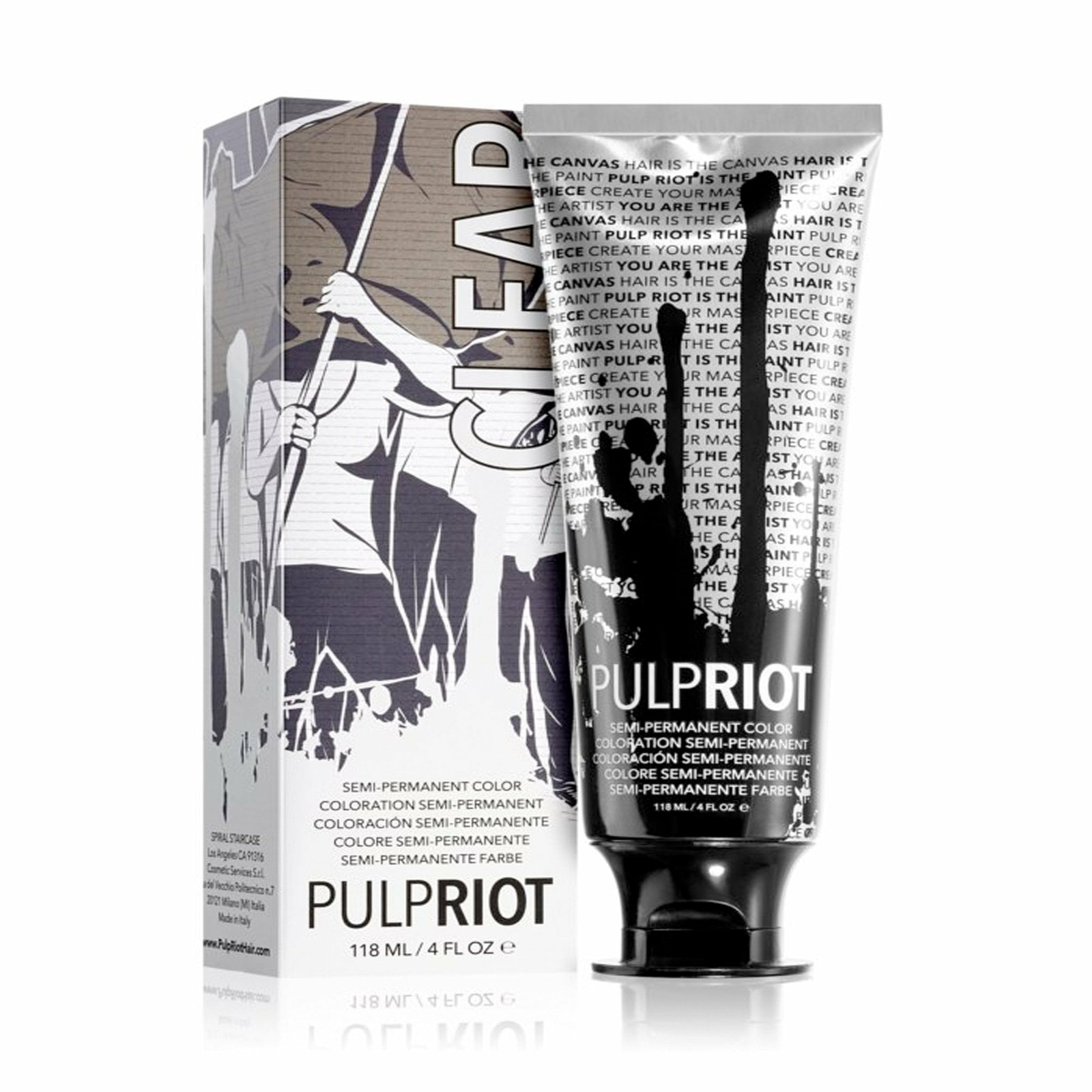 Pulp Riot Semi-Permanent Cruelty-Free & Vegan Hair Dye - Clear 118ml