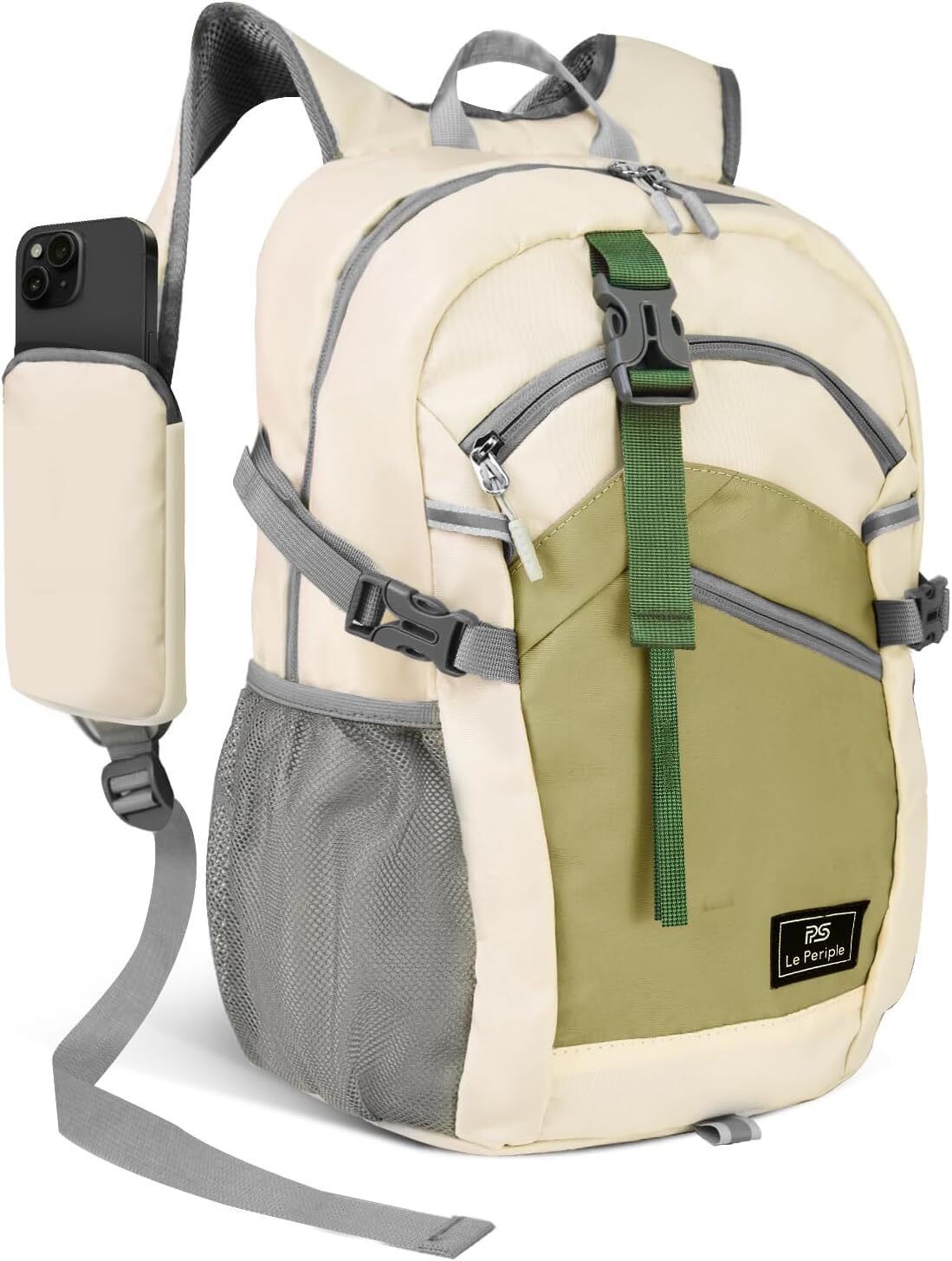 20L Lightweight Travel & Hiking Backpack with Phone Pocket