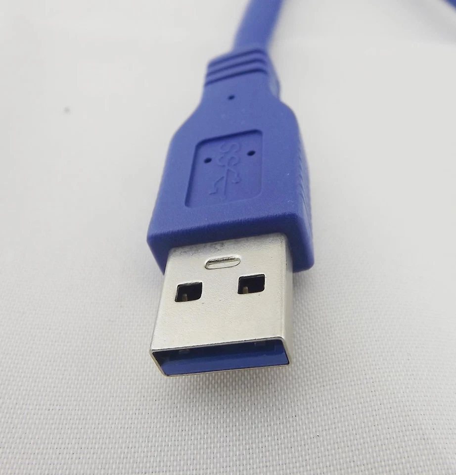 10x USB 3.0 A Extension Male To Female Molded Panel Mount Screw Port Cable 60cm - Image 4 of 4