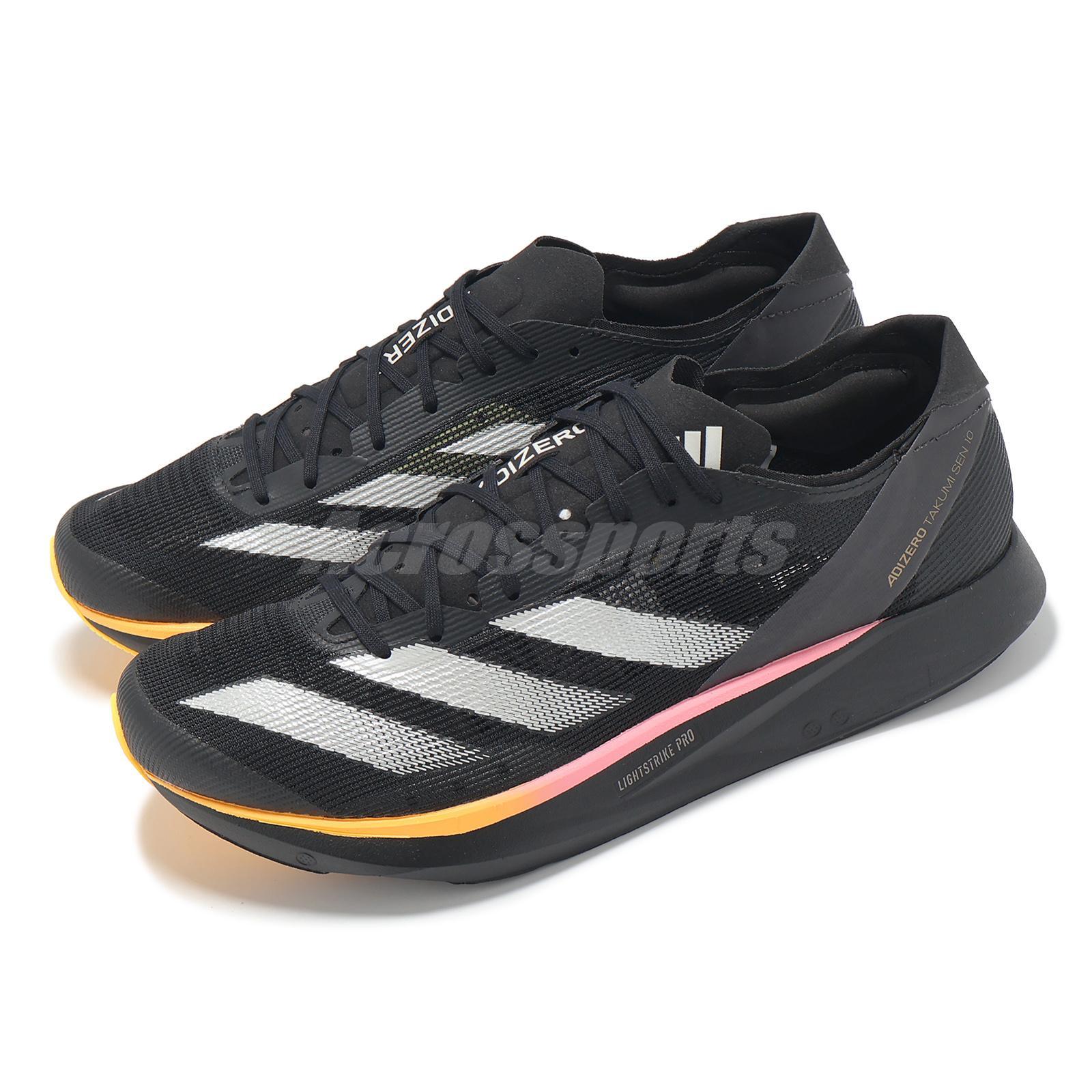adidas Adizero Takumi Sen 10 Core Black Zero Metallic Spark Men Running ID2793