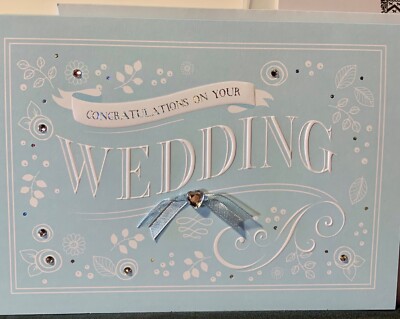 Congratulations Wedding Card by Designer Burgoyne Beautiful!