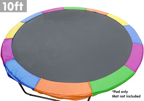 10ft Replacement Rainbow Reinforced Outdoor Trampoline Spring Pad - Picture 3 of 3