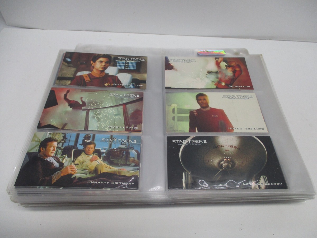 ALL 6 Complete STAR TREK Movie Card Sets I II III IV V VI in