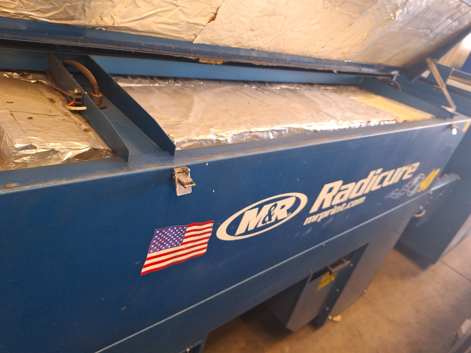 36" M&R RADICURE ELECTRIC SCREEN PRINTING CONVEYOR DRYER eBay