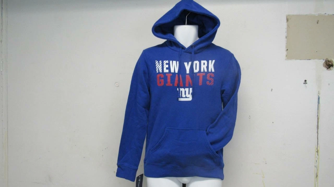 VETEMENTS Felpa con cappuccio blu New York Giants uomo taglie S M
