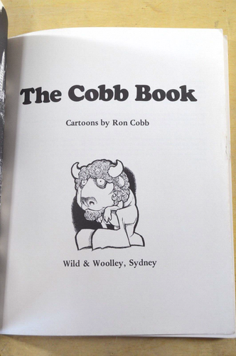 The Cobb Book By Ron Cobb Wild & Woolley 1972 Underground Comic Cartoons RARE - Picture 7 of 14