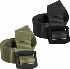 Tactical Deluxe BDU Belt Deluxe Nylon Airport Friendly Plastic Belt Buckle