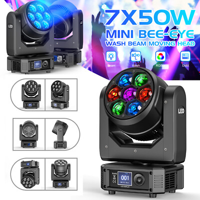 350W Beam Wash Zoom Moving Head Strahl Bee-eye RGBW DMX DJ Halloween Bühnenlicht