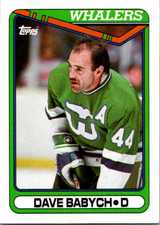 Dave Babych 1990 Topps #328   Hartford Whalers
