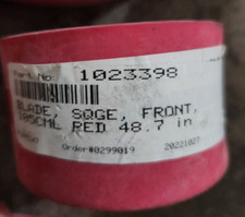 Rear Squeegee Blade 1023398 RED ( 105CML ) 48.7 IN