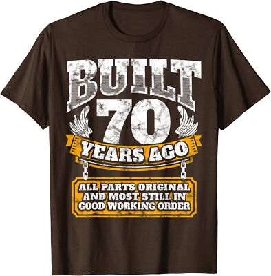Funny 70th Birthday B-Day Saying Age 70 Year Joke Unisex T-Shirt