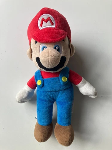"Juguete oficial de peluche suave Mario Nintendo Super Mario Bros 10"" San-El Co 2017"