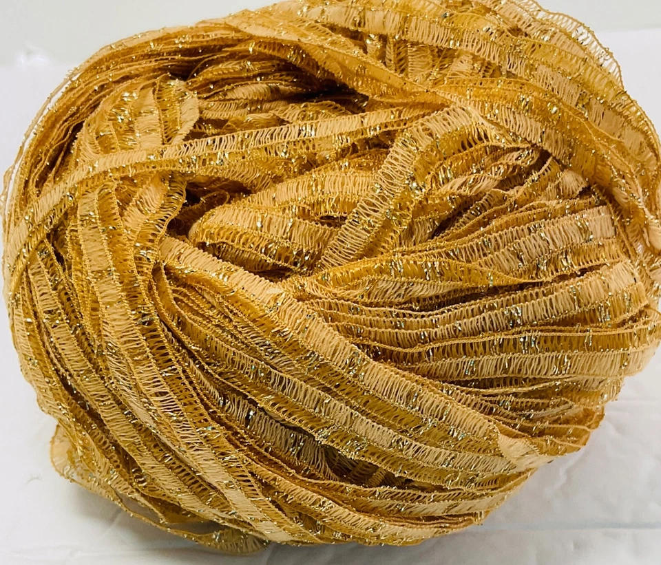 Unidad de hilo de cinta metálica Lucci de 1 oro sin etiqueta nueva Foto 2 de 4