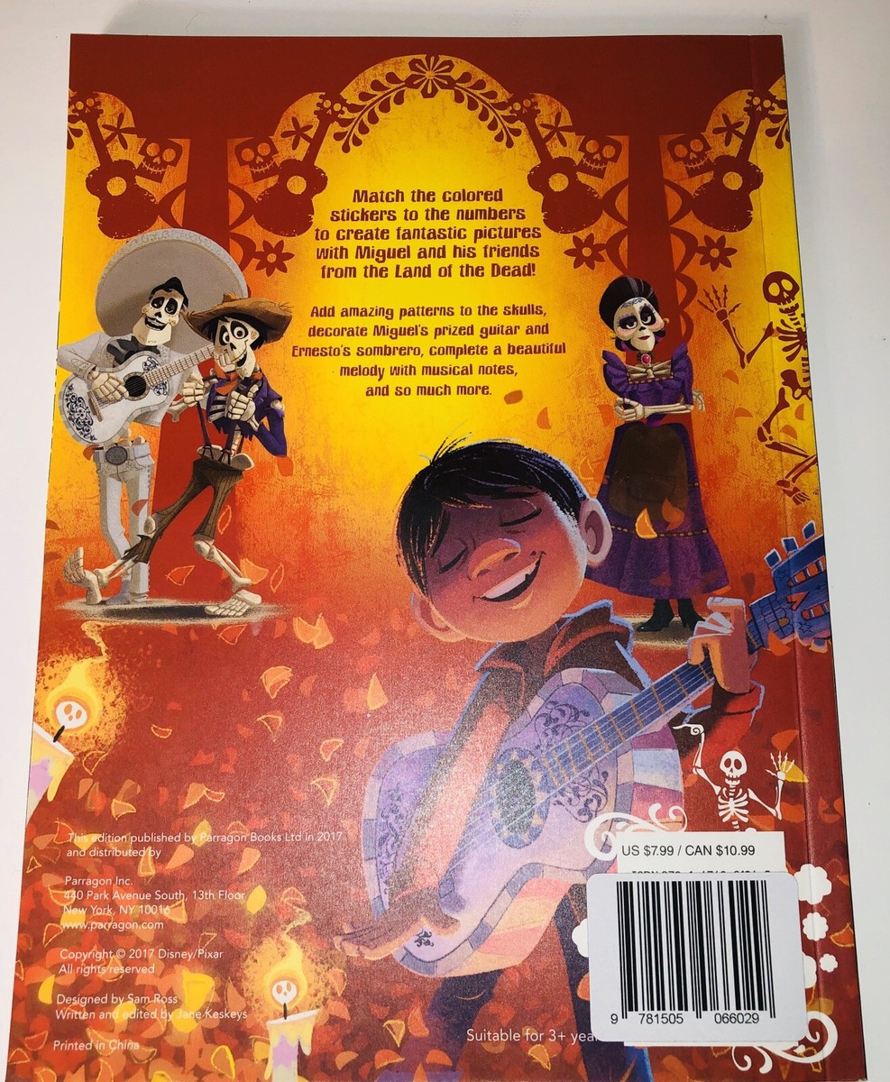 Disney Pixar Coco Mosaic Sticker by Numbers: 1000+ Stickers Craft
