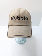 Kubota Tractors K-products Tan Khaki Black Hat Cap Adjustable Snapback