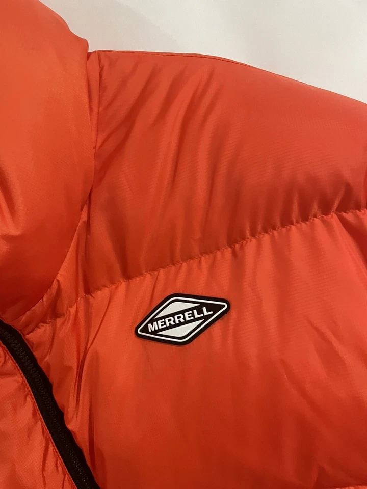 Chaqueta aislante Merrell 110 para hombre terreno inflado talla XL naranja bolsillos con cremallera Foto 4 de 4
