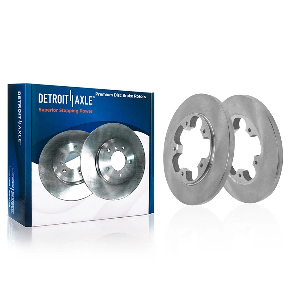 Rotores de freno de disco traseros pastillas de freno para Ford Transit-150 250 350 2015 2016-2019 Foto 3 de 4