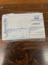 Vintage Exxon Mobile Gas Station Credit Card Charge Ticket Receipt Pack NOS