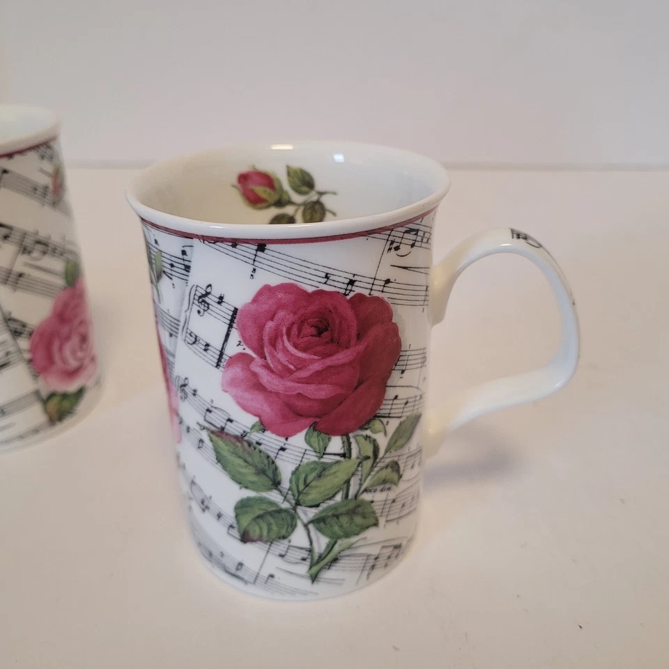 Roy Kirkham England Fine Bone China 3 Coffee Cups Mugs Harmony READ DESCRIPTION - Image 4 of 4
