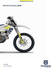Husqvarna workshop shop service repair manual 2019 FE 350 US