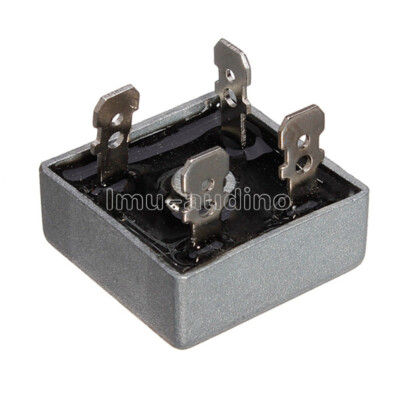 2pcs 50A 1000V Metal Case Single Phases Diode Bridge Rectifier KBPC5010