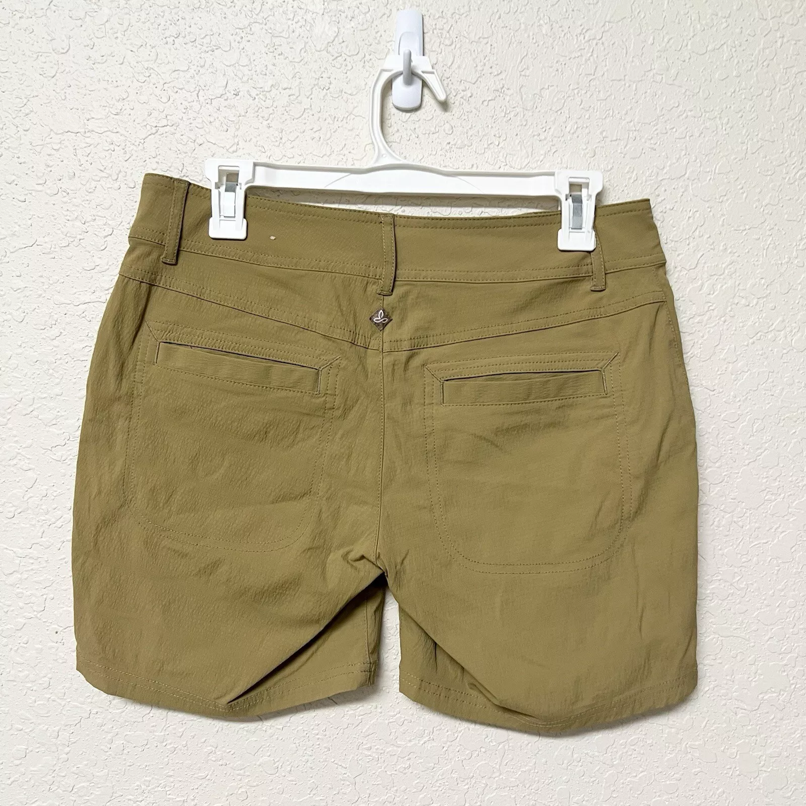 prana revenna hiking nylon vintage khaki shorts