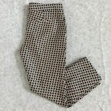 Ann Taylor Factory Signature Ankle Patterned  Textured Trousers, Women's 6