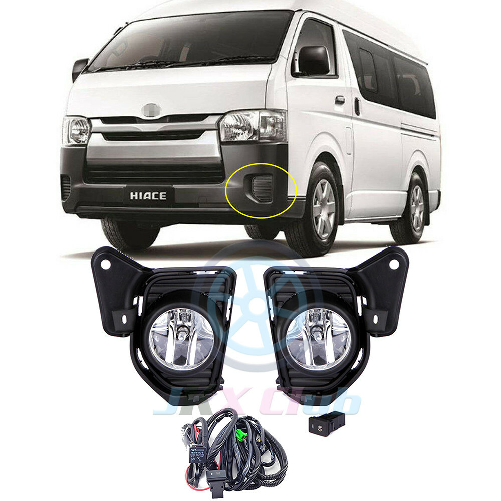 パーツ Toyota Hiace front bumper light TRD Pair Front Bumper Driving Lamp Fog Light Left&Right For