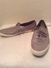 Keds Ortholite Silver Sparkle Sneakers Size 10 Worn 1 time Nice  