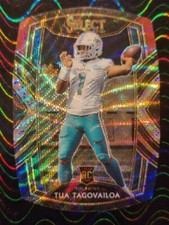 Tua Tagovailoa 2020 Panini Select Tri Color Due Cut Prizm SICK HOLO, 💎 MINT ⭐QB