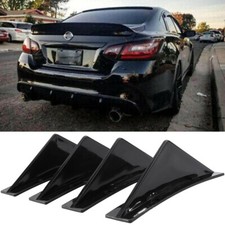 For Nissan Altima Gloss Black Rear Bumper Diffuser Spoiler Splitter Lip Shark Us