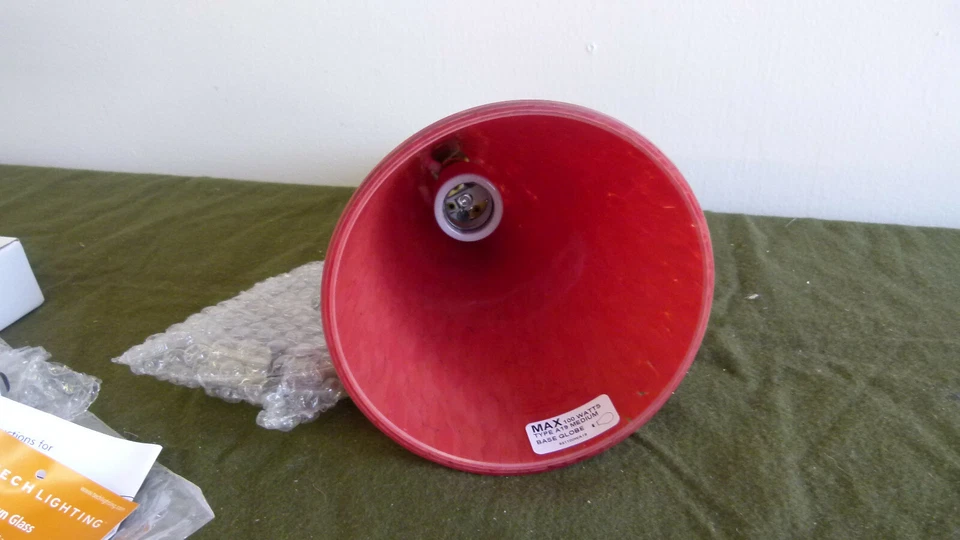 TD-Emerge Pendant Red by Tech Lighting 700TDEMPRS STN NKL - Image 4 of 4