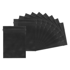 100x 2x3" 4.68 Mil Rei&szlig;verschlussbeutel schwarz wiederverschlie&szlig;bar