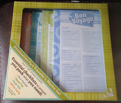 Destination Fun Traveler's Memo Set - NEW