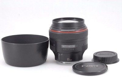 Canon EF 85mm F/1.2 L USM Lens For EOS EF Mount with Hood