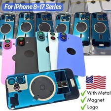 Replacement Rear Back Glass Big Hole For iPhone 17 16 15 14 13 12 11 XS XR X Lot